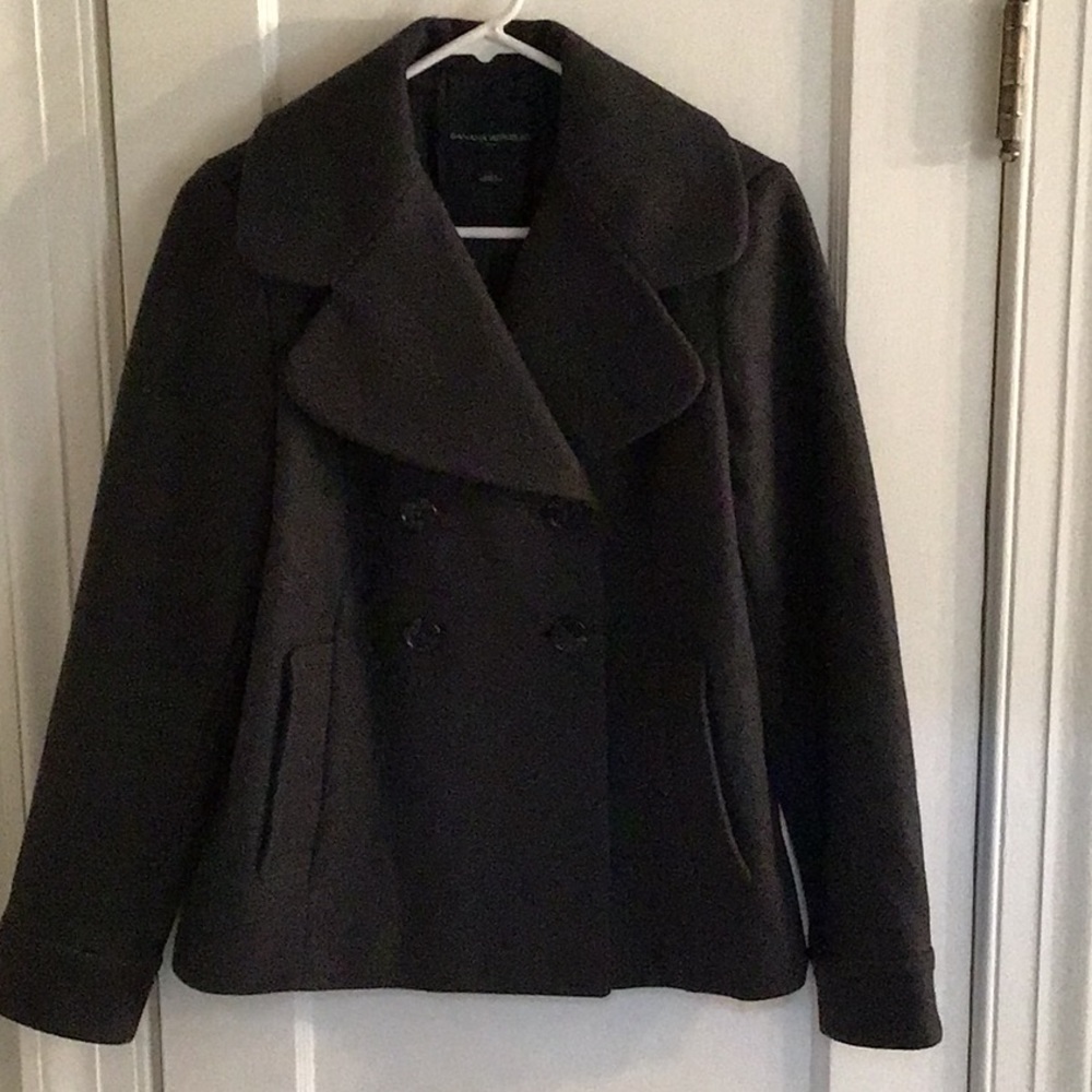 Banana Republic Double Breasted Wool Car Coat
